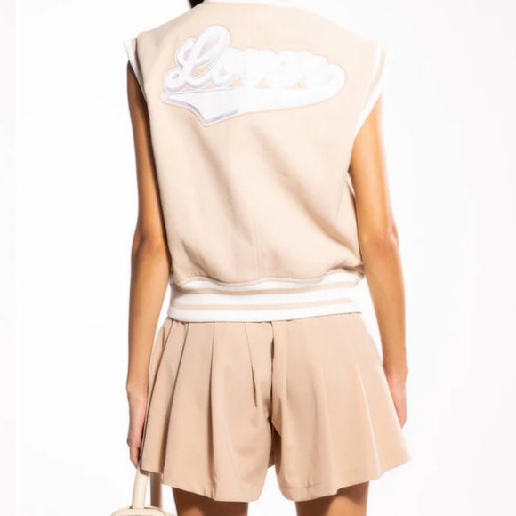 AKIRA LABEL "RUELA PARIS VARSITY VEST"9 - Picture 7 of 8